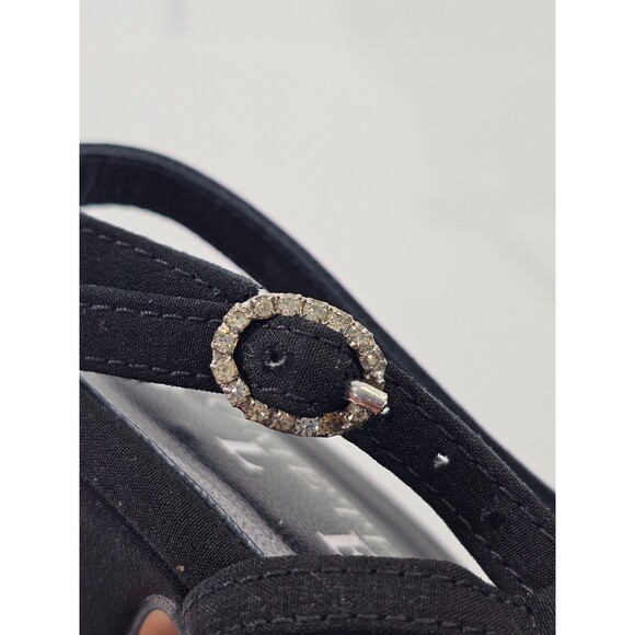 LM Women's 8 Something Bleu Lavorazione Artigiana Mule Slingback Heels Pumps EUC - Picture 9 of 12